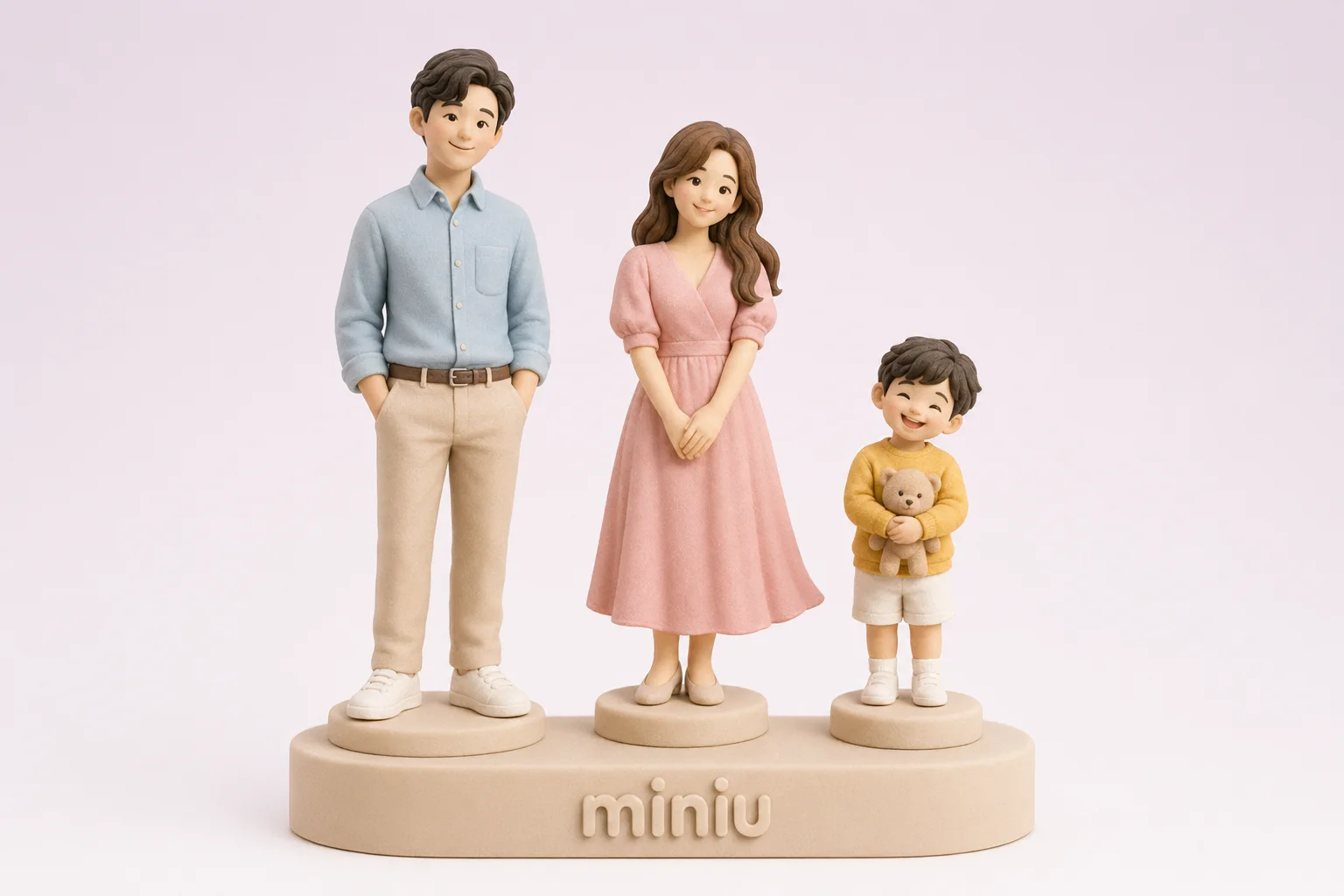 ตัวอย่างฟิกเกอร์ 3D ส่วนตัวจาก Miniu